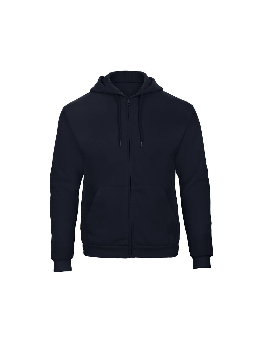 Sweat à capuche zip unisexe personnalisé polycoton 270g "ALIJA"| SIP19