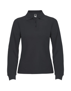 Polo personnalisé manches longues femme en coton "ESTRELLA" | SIP19
