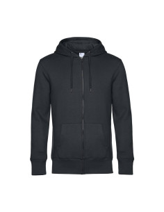 Sweat capuche zip homme personnalisable en coton 280g "LUNGY" | SIP19