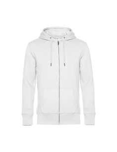 Sweat capuche zip homme personnalisable en coton 280g "LUNGY" | SIP19