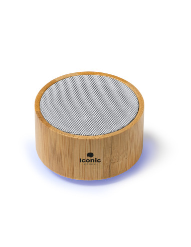 ENCEINTE BLUETOOTH PERSONNALISÉE EN BAMBOU 3W "HARDWELL"