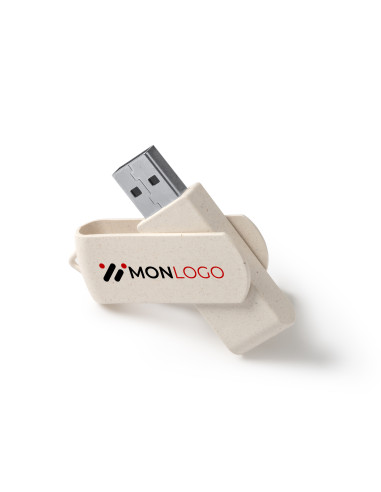 CLÉ USB EN PAILLE DE BLÉ 16GB "KINOX"