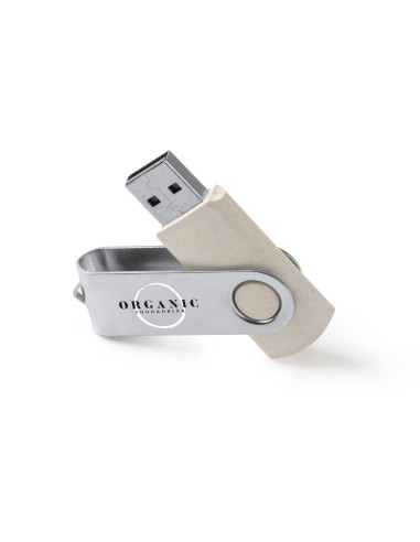 CLE USB EN PAILLE DE BLÉ 16GB "VENAK"