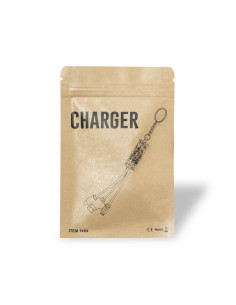 Porte-clés chargeur multicâble personnalisable carton recyclé "FEILDIN" | SIP19