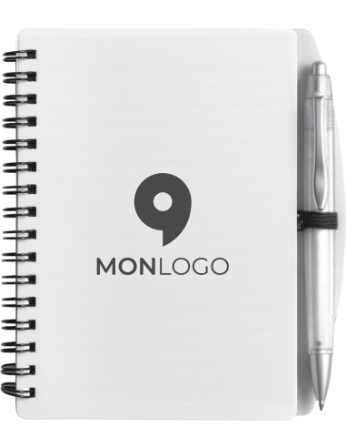 CARNET SPIRALE A6 AVEC STYLO PERSONNALISABLES "DALI"