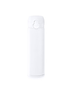 Thermos personnalisable en acier inoxydable "PALMER" de 450 ml | SIP19