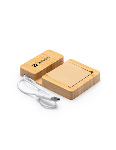HUB USB/USB-C PUBLICITAIRE SUPPORT TÉLÉPHONE ET BLOC-NOTES "MARIEL"