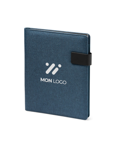 Conférencier Multifonction WONSEFOO A4 - Cuir Avec Calculatrice, Bloc-notes, Étui Tablet