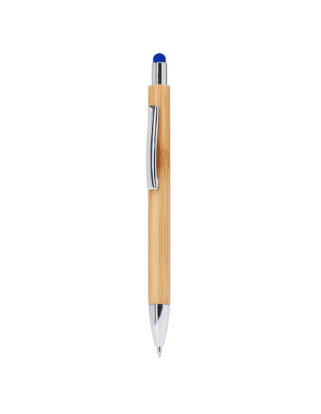 Stylo bille tactile personnalisé en bambou "PAMPA" | SIP19