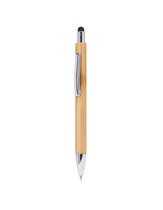Stylo bille tactile personnalisé en bambou "PAMPA" | SIP19