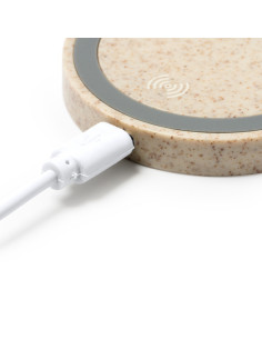 Chargeur à induction personnalisé en paille de blé "VATOX" | SIP19