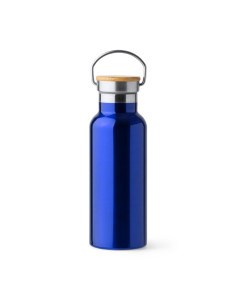 Thermos personnalisable en acier et bambou "TISET" de 500 ml | SIP19