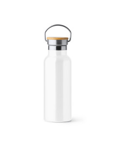 Thermos personnalisable en acier et bambou "TISET" de 500 ml | SIP19