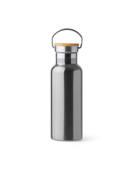 Thermos personnalisable en acier et bambou "TISET" de 500 ml | SIP19