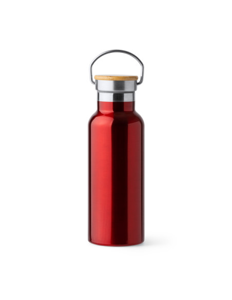 Thermos personnalisable en acier et bambou "TISET" de 500 ml | SIP19