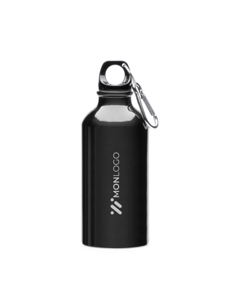 Gourde en acier inoxydable recyclé personnalisable impression 360 "MIKEL" | SIP19