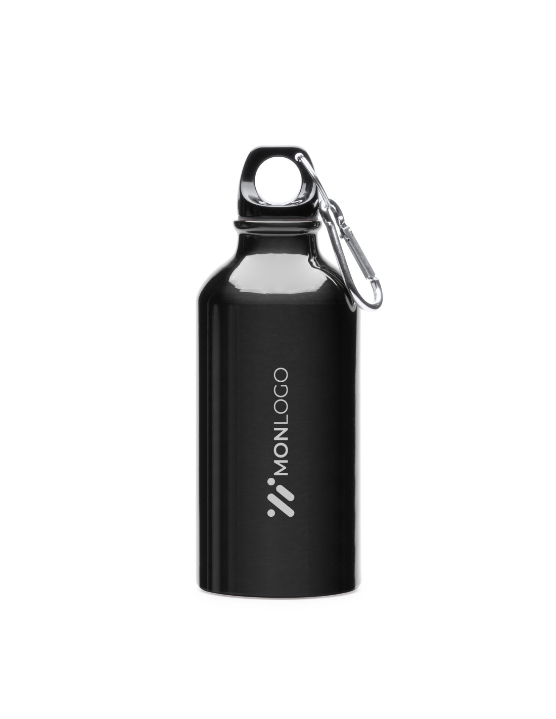 Gourde en acier inoxydable recyclé personnalisable impression 360 "MIKEL" | SIP19