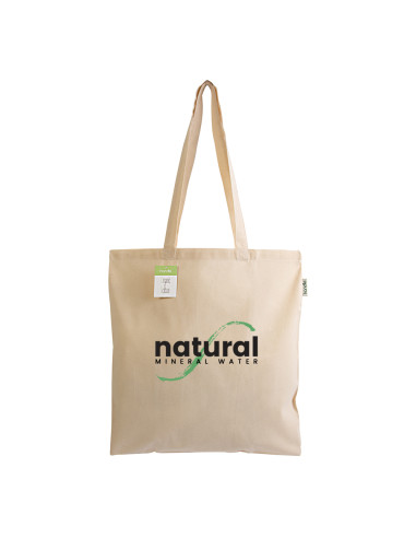 TOTE BAG PERSONNALISÉ EN COTON BIO 140G "CADAO" 38x42cm
