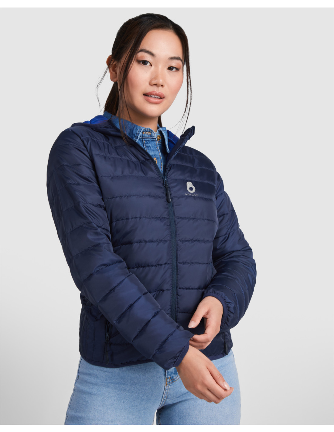 Doudoune Fine Femme Légère – Capuche, Matelassée, Pliable, Idéale Mi-saison Et Hiver Doux