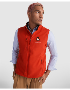 GILET SOFTSHELL 2 COUCHES UNISEXE PERSONNALISABLE 300G...