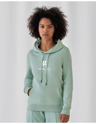 SWEAT FEMME À CAPUCHE PERSONNALISABLE EN COTON 280G "FORLI"