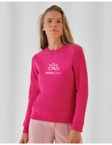 SWEAT FEMME COL ROND PERSONNALISÉ EN COTON 280G "SEVIC"