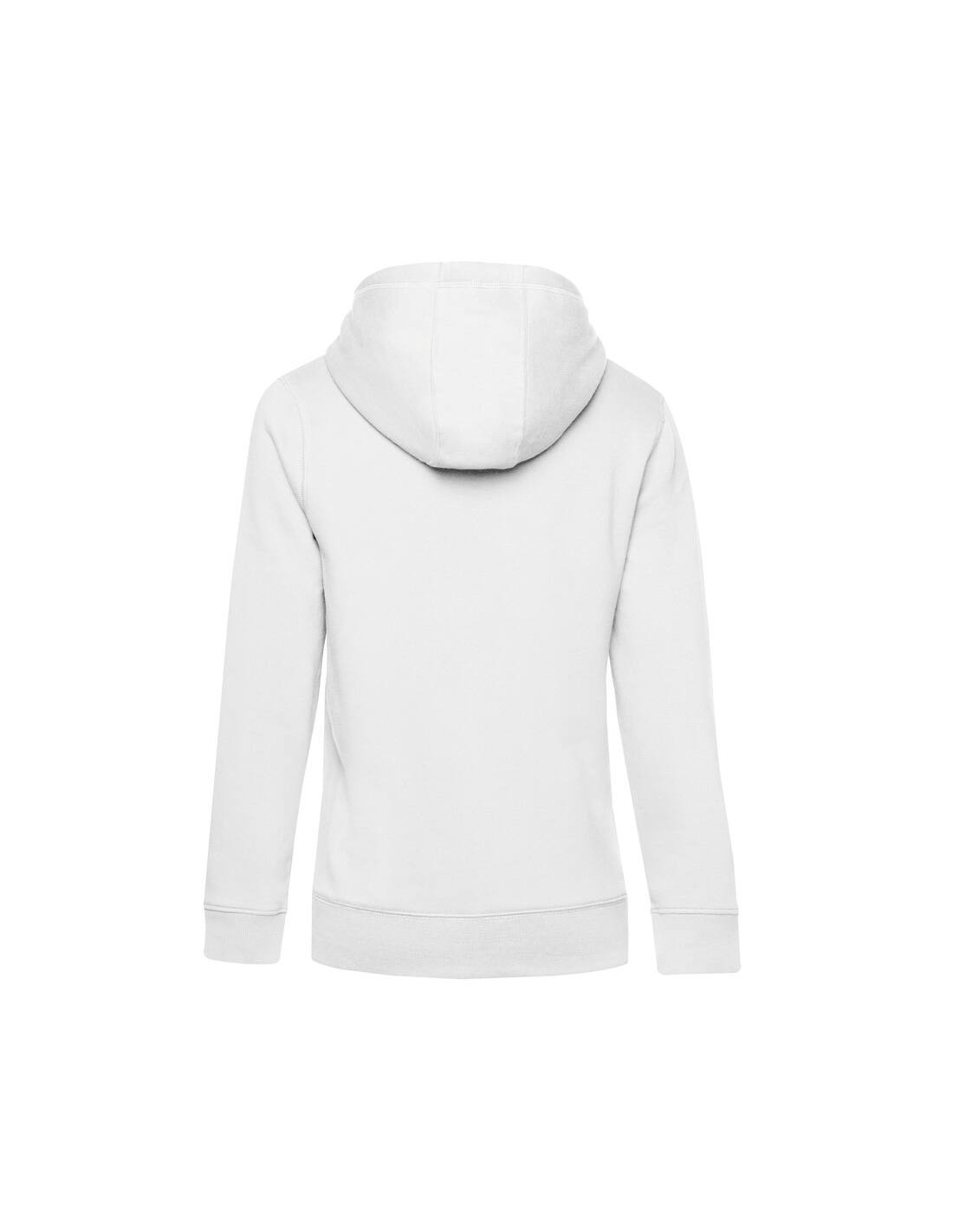 Sweat femme personnalisable à capuche zip en coton 280g "LUNGY" | SIP19