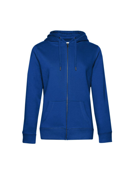 Sweat femme personnalisable à capuche zip en coton 280g "LUNGY" | SIP19