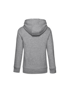 Sweat femme personnalisable à capuche zip en coton 280g "LUNGY" | SIP19