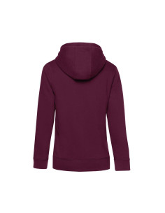Sweat femme personnalisable à capuche zip en coton 280g "LUNGY" | SIP19