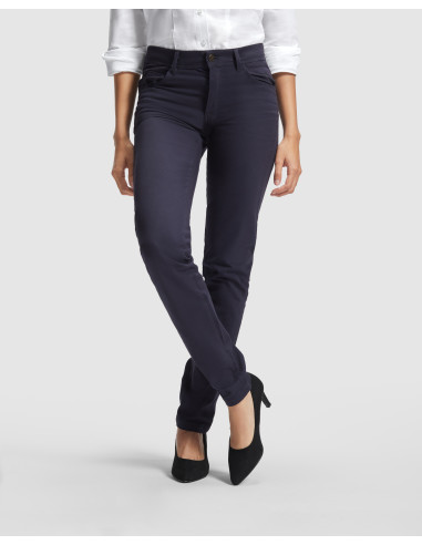 PANTALON PROFESSIONNEL POUR FEMME EN COTON 280G "HILTON"