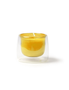 Bougie personnalisée, à base de cire végétale parfum vanille | SIP19