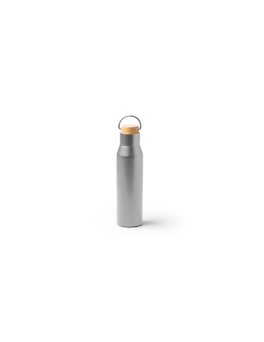 Gourde isotherme personnalisée en acier inox et bambou "MEYER" |SIP19