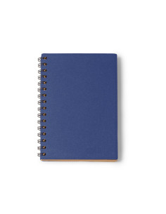 Carnet promotionnel à spirale A5 en carton recyclé "NUSAX" | SIP19