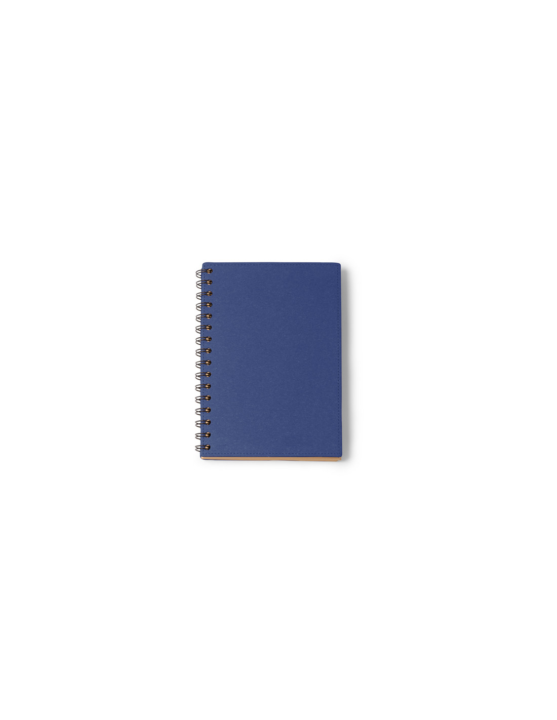 Carnet promotionnel à spirale A5 en carton recyclé "NUSAX" | SIP19