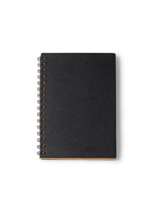 Carnet promotionnel à spirale A5 en carton recyclé "NUSAX" | SIP19