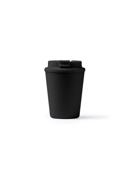 Mug personnalisé avec couvercle en PP  "OKLAN" | SIP19