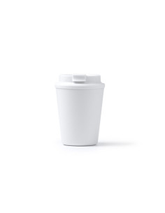 Mug personnalisé avec couvercle en PP  "OKLAN" | SIP19