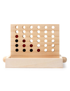 Jeu puissance 4 personnalisable en bois "VICOS" | SIP19