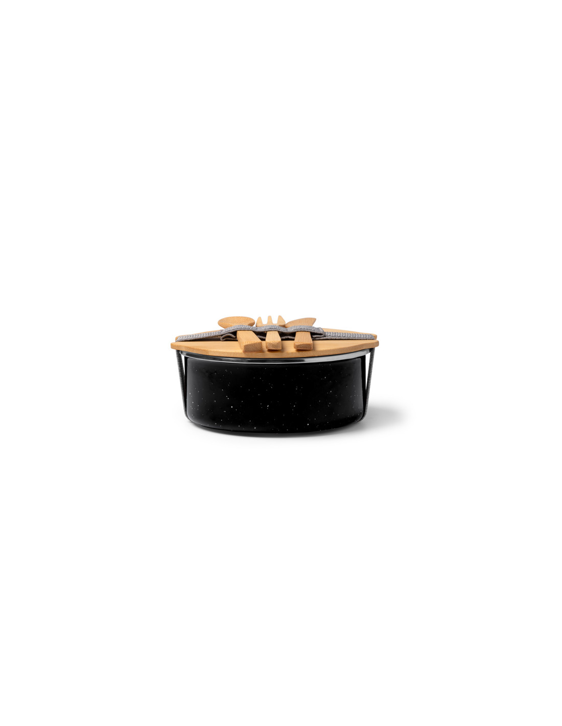 Lunch box publicitaire en céramique et bambou "EVELIN" | SIP19