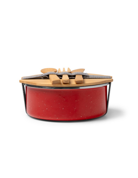 Lunch box publicitaire en céramique et bambou "EVELIN" | SIP19