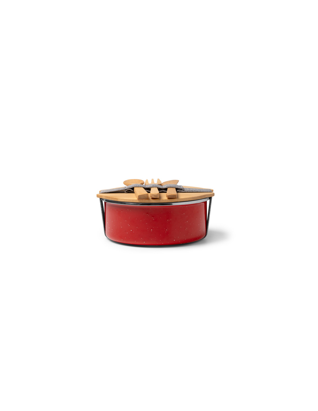 Lunch box publicitaire en céramique et bambou "EVELIN" | SIP19