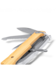 Couteau suisse personnalisable en acier inoxydable "PURIA" | SIP19