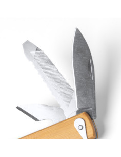 Couteau suisse personnalisable en acier inoxydable "PURIA" | SIP19