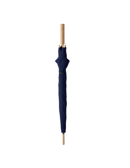 Parapluie coupe-vent promotionnel en bambou et RPET "VARME"| SIP19
