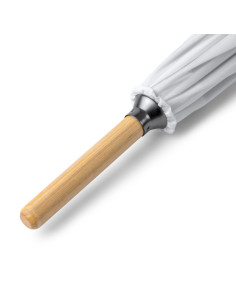 Parapluie coupe-vent promotionnel en bambou et RPET "VARME"| SIP19