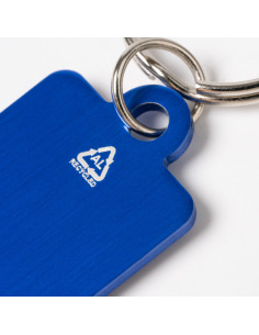 Porte-clés jeton personnalisé en aluminium recyclé "HORNET" | SIP19