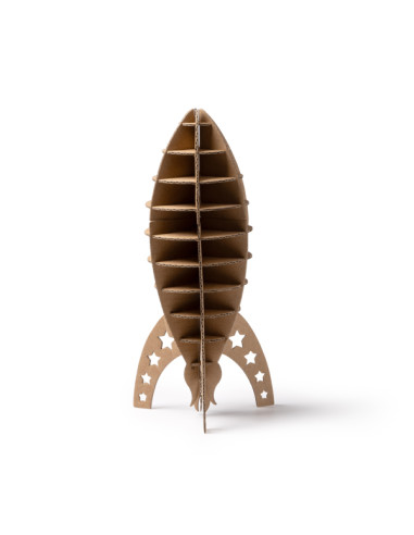 PUZZLE 3D PUBLICITAIRE EN CARTON KRAFT "FISAC"