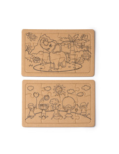 Puzzle personnalisé en carton recyclé "ZEON" | SIP19