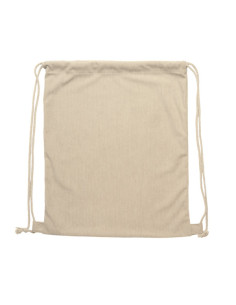 Sac à dos cordelettes personnalisé en velours côtelé "MASUR" | SIP19